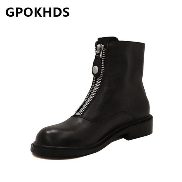 boots gpokhds 2021 women ankle cow leather winter short plush round toe metal decoration med heels female riding size 40, Black
boots gpokhds 2021 women ankle cow leather winter short plush round toe metal decoration med heels female riding size 40, Black