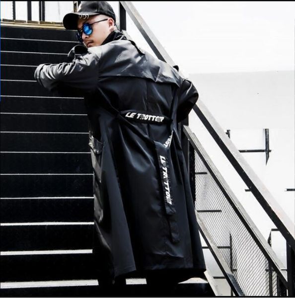 2021 new in middle spring autumn coat long cape slogan dark embroidered women men on knee height of jacket. zqpj, Tan;black
2021 new in middle spring autumn coat long cape slogan dark embroidered women men on knee height of jacket. zqpj, Tan;black