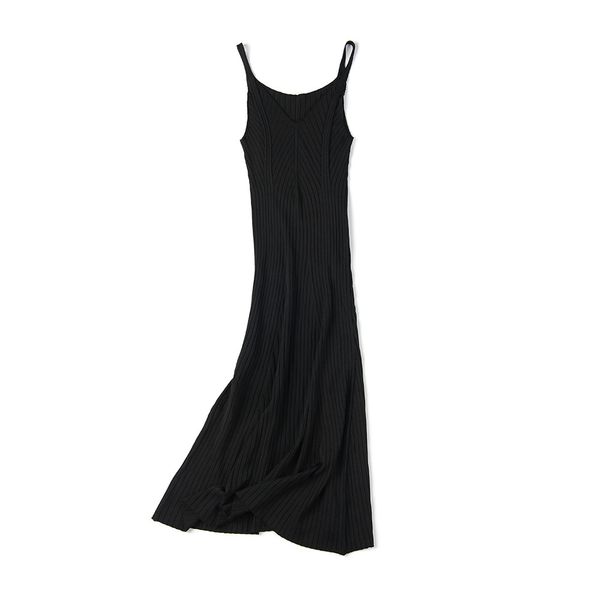 2021 new spring summer fashion ice silk women's pleated long dresses slim waist rib knit dress straps bottoming popular tank eugv, Black;gray
2021 new spring summer fashion ice silk women's pleated long dresses slim waist rib knit dress straps bottoming popular tank eugv, Black;gray