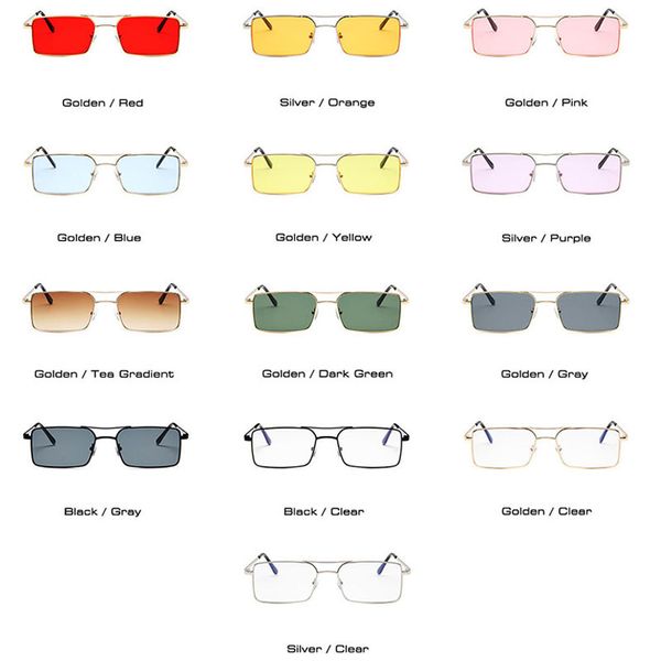 women so&ei vintage sunglasses rectangle double bridges metal frame ocean clear lens eyewear men sun glasses oculos uv400 shades
women so&ei vintage sunglasses rectangle double bridges metal frame ocean clear lens eyewear men sun glasses oculos uv400 shades