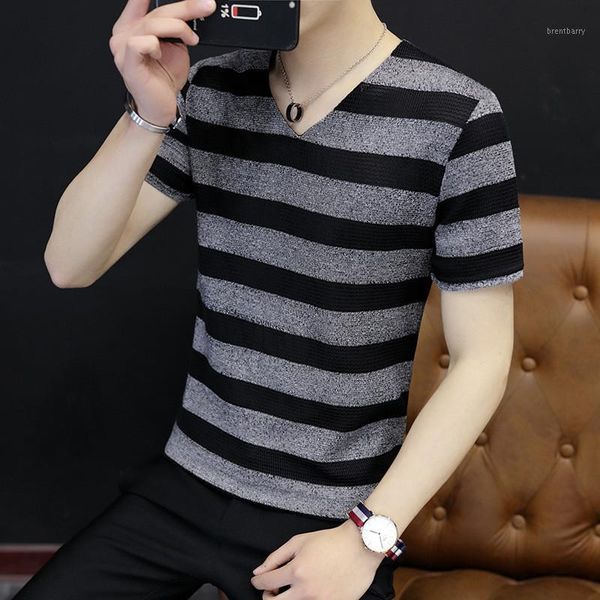 2020 new tide brand t-shirt korean version of the self-cultivation round neck print shirt men's half1, White;black
2020 new tide brand t-shirt korean version of the self-cultivation round neck print shirt men's half1, White;black