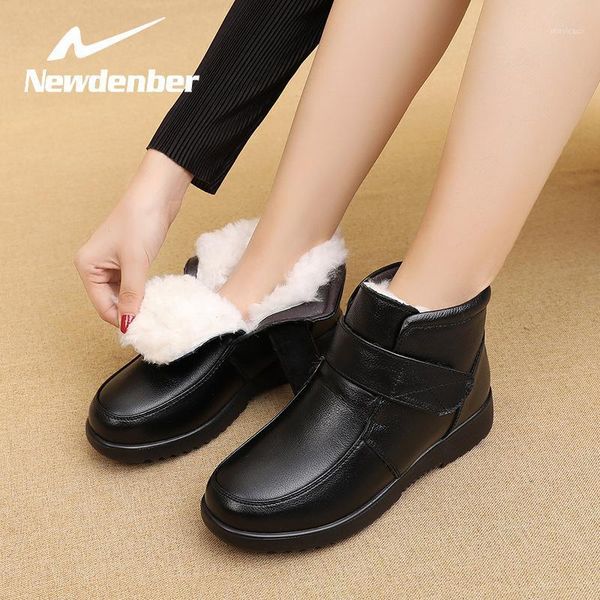 women ankle boots genuine leather women boots natural wool winter warm 2020 new shoe winter non-slip ladies fashion1, Black
women ankle boots genuine leather women boots natural wool winter warm 2020 new shoe winter non-slip ladies fashion1, Black