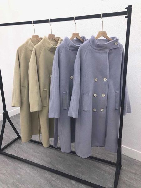 autumn / winter 2020 new women's fashion versatile one side woolen coat feminine elegant medium long small purple woolen coat1, Black
autumn / winter 2020 new women's fashion versatile one side woolen coat feminine elegant medium long small purple woolen coat1, Black