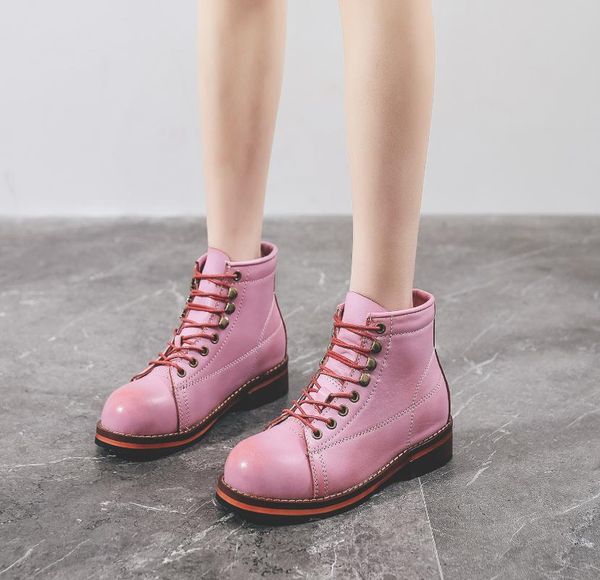 мартин сапоги girlcool зернистой кожи hight-top trendy обувь круглый тхи bottomed вскользь ботинки повелительница ботинок -40, Black
мартин сапоги girlcool зернистой кожи hight-top trendy обувь круглый тхи bottomed вскользь ботинки повелительница ботинок -40, Black