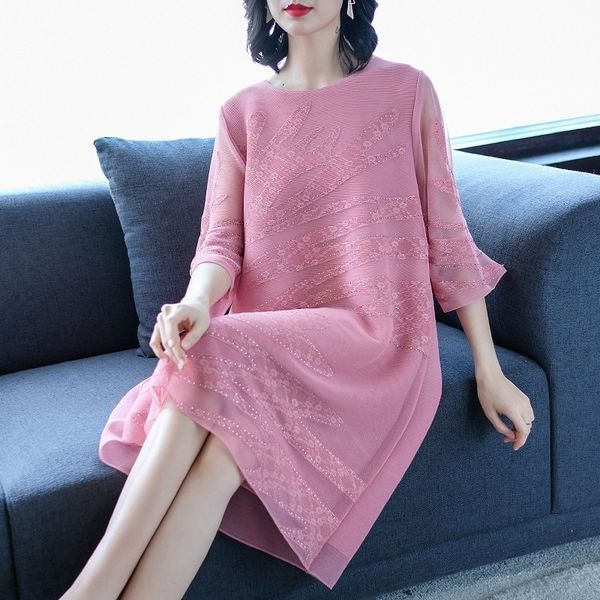 9vnq0 miyake high end life pin bead a-shaped skirt embroidery needle embroidery spring dress needle large new women's loose 2019 europe, Black;gray
9vnq0 miyake high end life pin bead a-shaped skirt embroidery needle embroidery spring dress needle large new women's loose 2019 europe, Black;gray