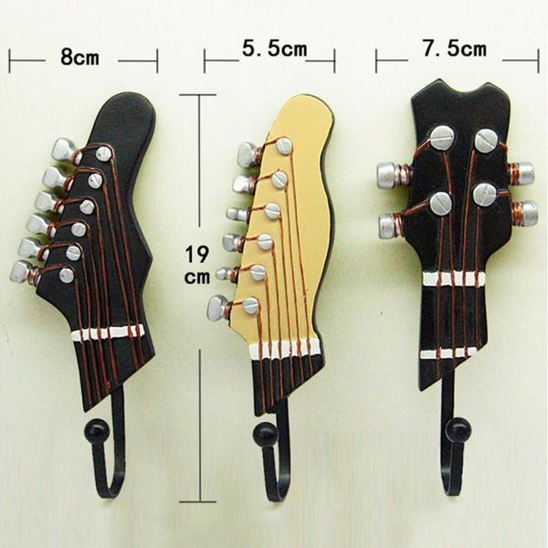 retro 3pcs / set guitar heads hooks music home resin clothes hat hanger movie wall hook for home decoration1
retro 3pcs / set guitar heads hooks music home resin clothes hat hanger movie wall hook for home decoration1