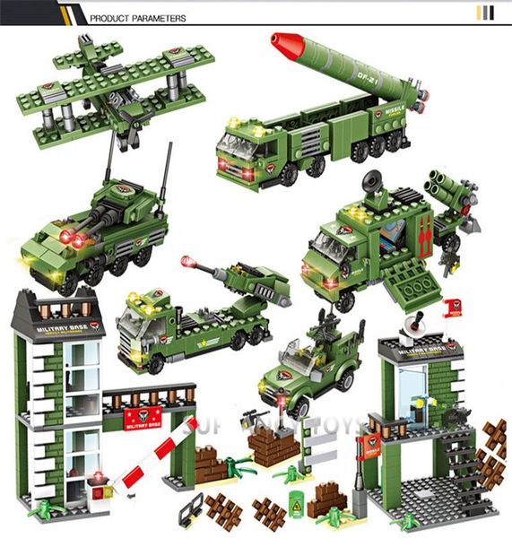 1219pcs военно ракетные войны танк brinquedos technic строительные блоки наборы армии ww2 оружие playmobil кирпичи дети развивающие игрушки
1219pcs военно ракетные войны танк brinquedos technic строительные блоки наборы армии ww2 оружие playmobil кирпичи дети развивающие игрушки