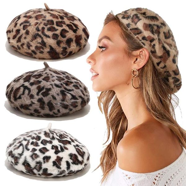 vintage wool soft winter warm beanie women fuzzy hair leopard berets warm cozy animal printed hair knitted hats, Blue;gray
vintage wool soft winter warm beanie women fuzzy hair leopard berets warm cozy animal printed hair knitted hats, Blue;gray