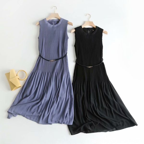 35sp-175 2019 summer new casual women's round neck sleeveless belt pleated 35sp-175 2019 dress summer new casual women's round nec, Black;gray
35sp-175 2019 summer new casual women's round neck sleeveless belt pleated 35sp-175 2019 dress summer new casual women's round nec, Black;gray