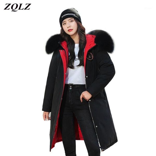 women's down & parkas zqlz winter jacket women 2021 plus size hooded fur collar black long parka mujer casual loose warm thick cotton c
women's down & parkas zqlz winter jacket women 2021 plus size hooded fur collar black long parka mujer casual loose warm thick cotton c