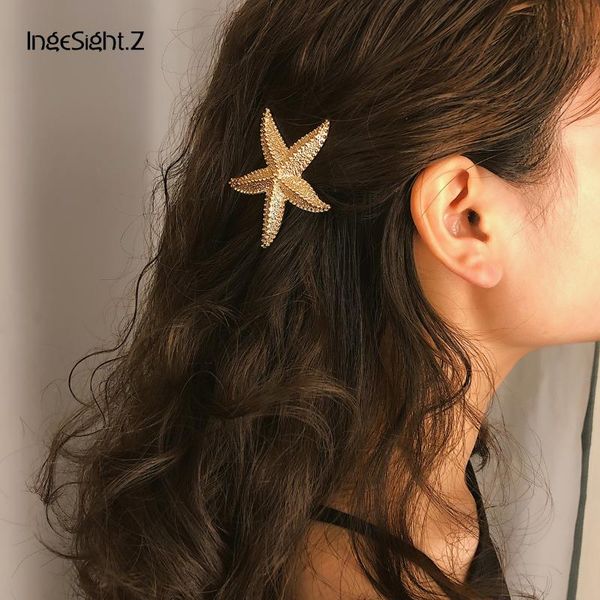 ingesight.z punk alloy starfish star barrettes hairpin geometric moon iron sheets hair clip for women jewelry hair accessories, Golden;silver
ingesight.z punk alloy starfish star barrettes hairpin geometric moon iron sheets hair clip for women jewelry hair accessories, Golden;silver