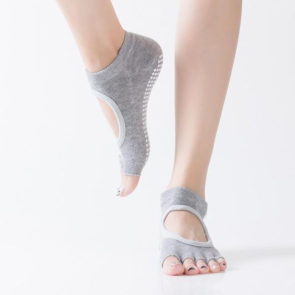 women yoga dance backless five toe anti-slip ankle grip socks dots pilates fitness gym socks ladies sports1, Black
women yoga dance backless five toe anti-slip ankle grip socks dots pilates fitness gym socks ladies sports1, Black