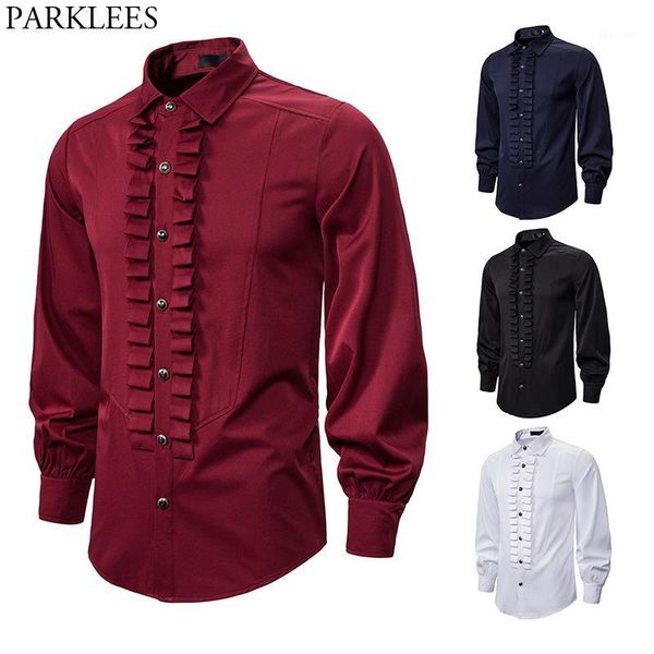 devil gothic steampunk shirt men fashion ruffles pleated vintage retro victorian renaissance shirts mens evening party blouse1, White;black
devil gothic steampunk shirt men fashion ruffles pleated vintage retro victorian renaissance shirts mens evening party blouse1, White;black