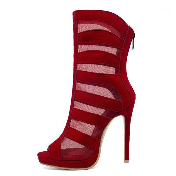 2020 summer boots for women high heels ankle boots women breathable cut-outs black red party shoes ladies large size 34-481
2020 summer boots for women high heels ankle boots women breathable cut-outs black red party shoes ladies large size 34-481