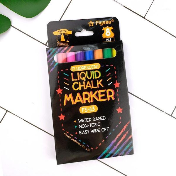 new 8 pcs liquid chalk erasable highlighter fluorescent marker pen art painting for whiteboard led chalkboard1, Black;red
new 8 pcs liquid chalk erasable highlighter fluorescent marker pen art painting for whiteboard led chalkboard1, Black;red