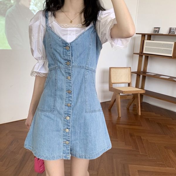 single breasted waist strap skirt skirtlace skirtdress bubble sleeve short shirt single breasted waist strap skirt denim skirtlace denim ski, Gray
single breasted waist strap skirt skirtlace skirtdress bubble sleeve short shirt single breasted waist strap skirt denim skirtlace denim ski, Gray