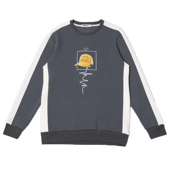 neck sports casual long sleeve round pullover bottomed shirt student sweater ldam. h men's fashion brand, Gray
neck sports casual long sleeve round pullover bottomed shirt student sweater ldam. h men's fashion brand, Gray