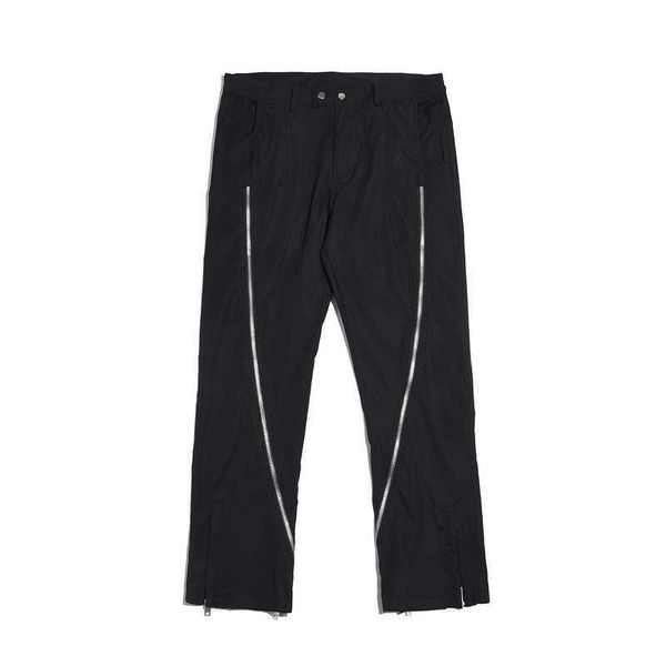 men's pants high street ins same stitched zipper nylon pants fried street pants, Black
men's pants high street ins same stitched zipper nylon pants fried street pants, Black