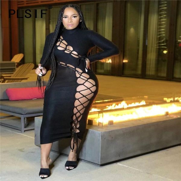 fashion o neck black dresses lace up full sleeve bodycon dress ladies party club vestidos, Black;gray
fashion o neck black dresses lace up full sleeve bodycon dress ladies party club vestidos, Black;gray