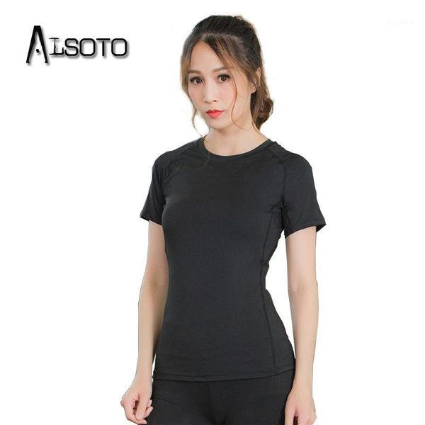 sports t-shirt for women fitness yoga training running anti-sweat quick-drying short-sleeved elasticity joggers sportswear1, Black;blue
sports t-shirt for women fitness yoga training running anti-sweat quick-drying short-sleeved elasticity joggers sportswear1, Black;blue