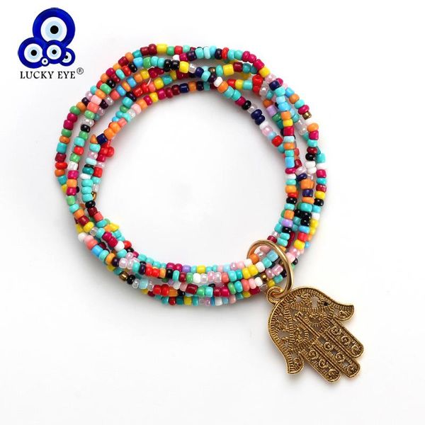 lucky eye colorful beads bracelet rope cord bracelet bohemian jewelry hamsa hand charms for women bracelets ey4787, Golden;silver
lucky eye colorful beads bracelet rope cord bracelet bohemian jewelry hamsa hand charms for women bracelets ey4787, Golden;silver