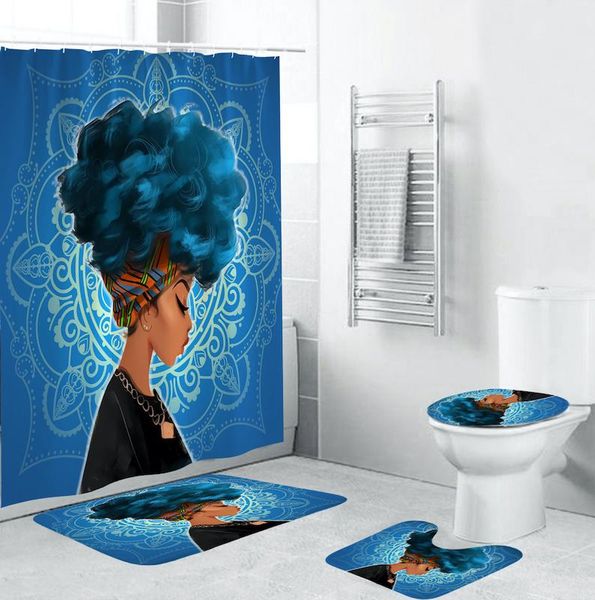 african woman pattern shower curtain pedestal rug lid toilet cover mat bath mat set bathroom curtains with hooks
african woman pattern shower curtain pedestal rug lid toilet cover mat bath mat set bathroom curtains with hooks