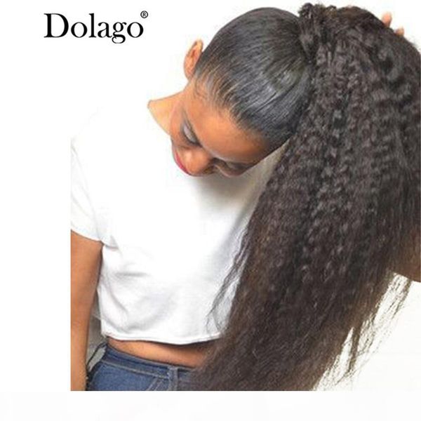 kinky straight ponytail for women natural coarse yaki remy hair 1 piece clip in ponytails black 100% human hair dolago
kinky straight ponytail for women natural coarse yaki remy hair 1 piece clip in ponytails black 100% human hair dolago