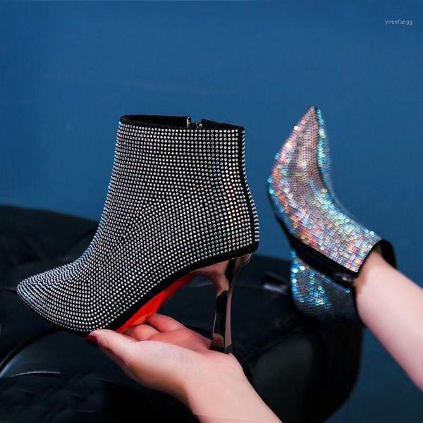 ladies zip high heels wedding bridesmaid boots women pointed toe glittering silver dress party ankle crystal rhinestone stiletto1, Black
ladies zip high heels wedding bridesmaid boots women pointed toe glittering silver dress party ankle crystal rhinestone stiletto1, Black