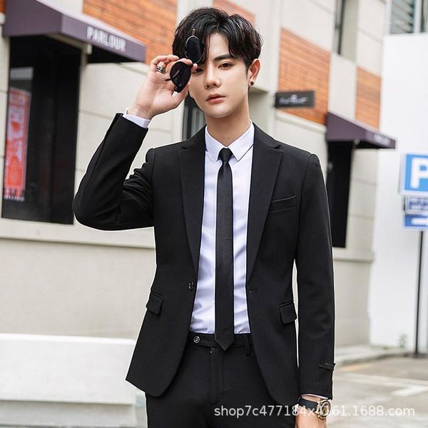 men's suits & blazers western men's coat 2021 korean handsome autumn formal youth blazer man mens jacket men designs bb50xz1, White;black
men's suits & blazers western men's coat 2021 korean handsome autumn formal youth blazer man mens jacket men designs bb50xz1, White;black