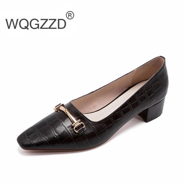 high heels shoes women's pumps genuine leather metal decoration fashion classic pumps ladies high heels shoes mujer, Black
high heels shoes women's pumps genuine leather metal decoration fashion classic pumps ladies high heels shoes mujer, Black