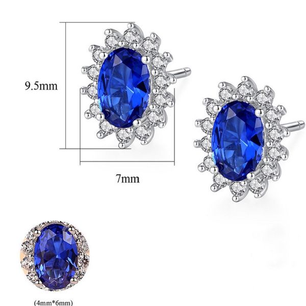 sapphire sun flower diamond blue crystal earrings european and american low luxury aquamarine earrings new fashion simple55, Golden;silver
sapphire sun flower diamond blue crystal earrings european and american low luxury aquamarine earrings new fashion simple55, Golden;silver