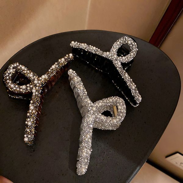 hair jewelry korean diamond pearl hairpin fashion back of the head shark clip large grab chuck female, Golden;white
hair jewelry korean diamond pearl hairpin fashion back of the head shark clip large grab chuck female, Golden;white