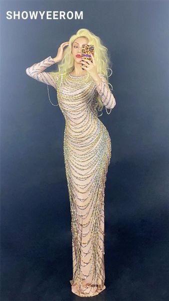 stage wear sparkly silver rhinestone elastic fabric long dress women birthday play celebrate dancer party show, Black;red
stage wear sparkly silver rhinestone elastic fabric long dress women birthday play celebrate dancer party show, Black;red
