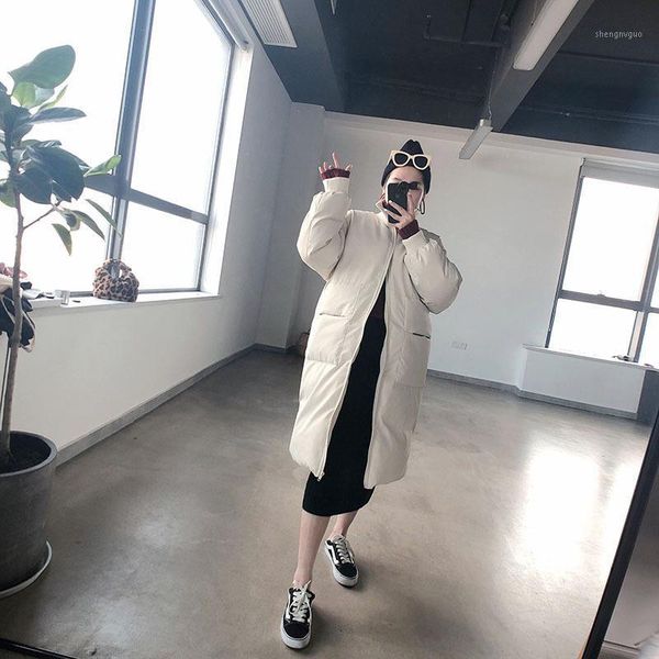 casual women white winter long coat female stand collar cotton padded coat ladies pockets oversize loose outwear1, Tan;black
casual women white winter long coat female stand collar cotton padded coat ladies pockets oversize loose outwear1, Tan;black