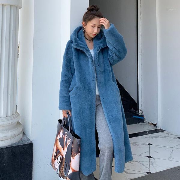 winter coat women rex hair fur coat korean hooded imitation mink hair long jacket loose thick warm faux fur jacket tide1, Black
winter coat women rex hair fur coat korean hooded imitation mink hair long jacket loose thick warm faux fur jacket tide1, Black