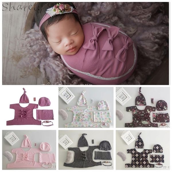 7pcs newborn baby pgraphy wraps props infant baby boy girl p shoot posing hat+wraps sets bebe fotoshoot accessories y201009
7pcs newborn baby pgraphy wraps props infant baby boy girl p shoot posing hat+wraps sets bebe fotoshoot accessories y201009