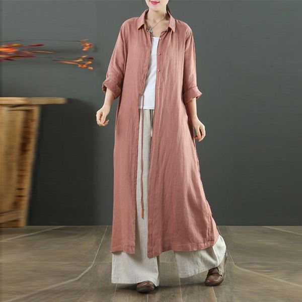 zanzea vintage button long shirts women's autumn blouse casual long sleeve lace up vestidos blusas female lapel solid tunic, White
zanzea vintage button long shirts women's autumn blouse casual long sleeve lace up vestidos blusas female lapel solid tunic, White