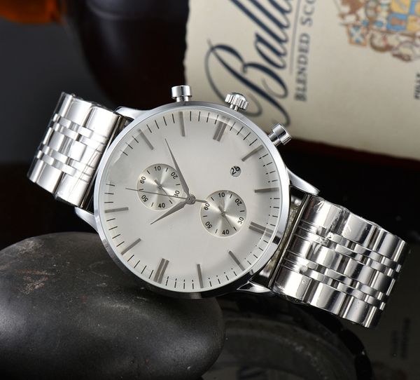 2023 new five stitches luxury mens watches all dial work quartz watch luxury brand chronograph clock round steel belt men fashion accessorie, Slivery;brown
2023 new five stitches luxury mens watches all dial work quartz watch luxury brand chronograph clock round steel belt men fashion accessorie, Slivery;brown