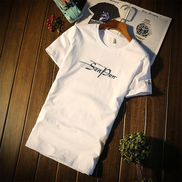 summer slim fit men's short round neck, half sleeve cotton t-shirt, fashion clothes, White;black
summer slim fit men's short round neck, half sleeve cotton t-shirt, fashion clothes, White;black