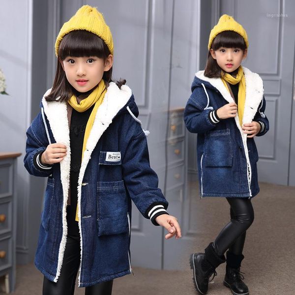 fashion girl jeans jacket kids thick warm hooded jacket outerwear autumn winter child coat long denim jackets for girl 6-16 yrs1, Blue;gray
fashion girl jeans jacket kids thick warm hooded jacket outerwear autumn winter child coat long denim jackets for girl 6-16 yrs1, Blue;gray