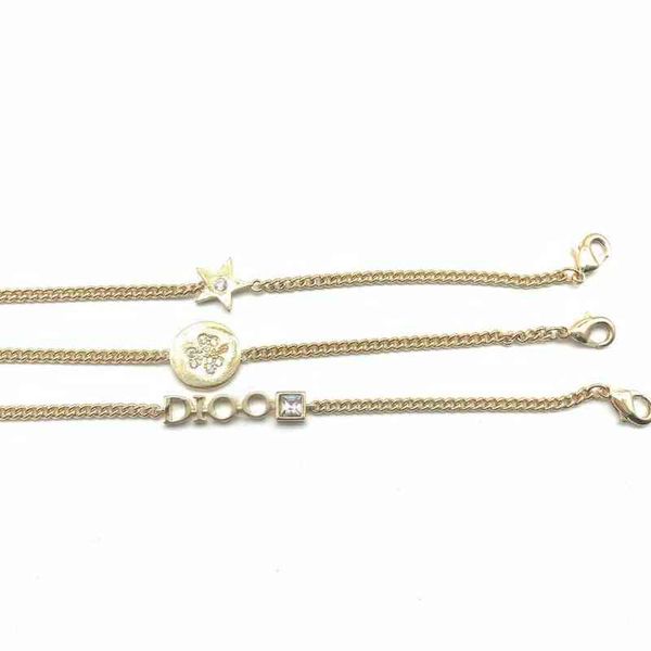 new alphabet clover star rhinestone simple versatile three piece set bracelet, White
new alphabet clover star rhinestone simple versatile three piece set bracelet, White