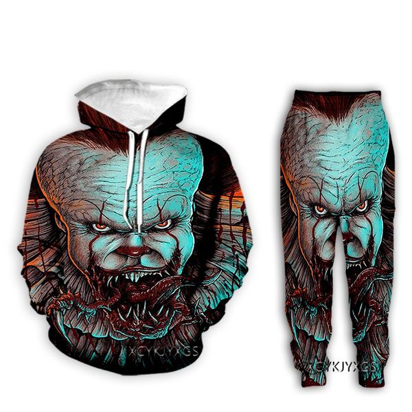 новые мужчины / womens stephen king's it - pennywise смешные 3d print fashion tracksuits hip hop толстовка и штаны 2 шт. набор толстовок z, Gray
новые мужчины / womens stephen king's it - pennywise смешные 3d print fashion tracksuits hip hop толстовка и штаны 2 шт. набор толстовок z, Gray