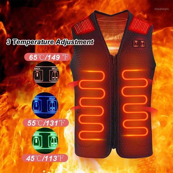 outdoor t-shirts men women electric heated jacket winter 7 area smart heating vest washable flexible thermal warm for camping hiking1, Gray;blue
outdoor t-shirts men women electric heated jacket winter 7 area smart heating vest washable flexible thermal warm for camping hiking1, Gray;blue
