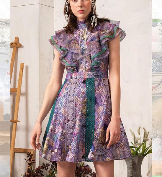casual dresses jsxdhk designer runway gilding mesh dress summer women violet ruffles flower print beading fashion lace patchwork1, Black;gray
casual dresses jsxdhk designer runway gilding mesh dress summer women violet ruffles flower print beading fashion lace patchwork1, Black;gray
