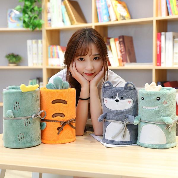 flannel roll blanket cartoon animals plants plush blankets dinosaur husky carrot cactus nap office plush accessory 10080cm jllvrd ly_bags 
flannel roll blanket cartoon animals plants plush blankets dinosaur husky carrot cactus nap office plush accessory 10080cm jllvrd ly_bags