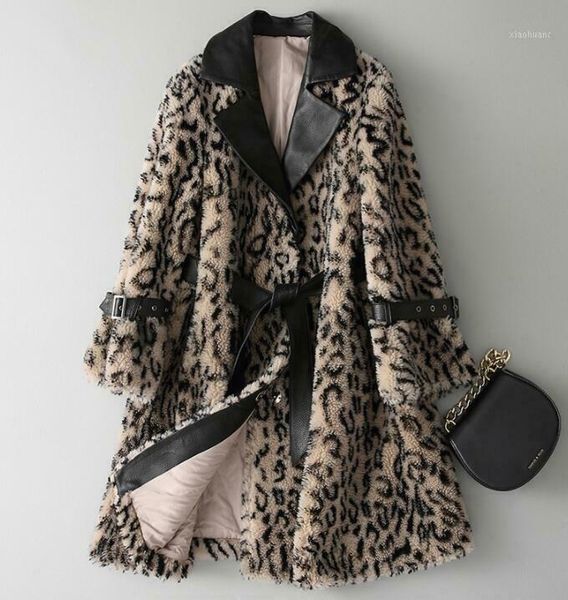 womens winter lapel faux lamb wool coats warm faux fur leopard long coat g101, Black
womens winter lapel faux lamb wool coats warm faux fur leopard long coat g101, Black