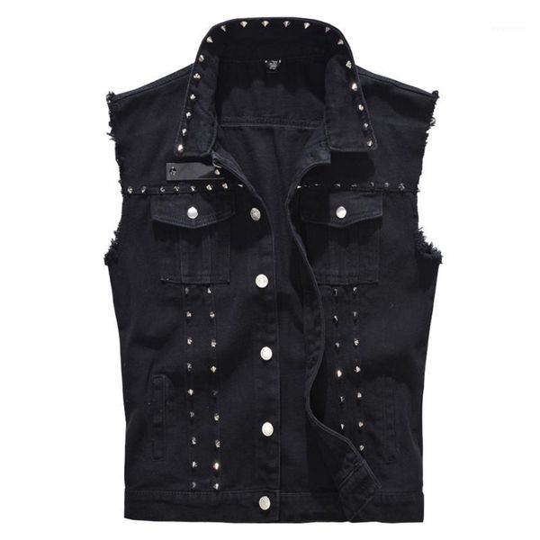 isurvivor 2020 new men's rivet slim version black denim vest tassel sleeveless vest jacket fashion motorcycle collar1, Black;brown
isurvivor 2020 new men's rivet slim version black denim vest tassel sleeveless vest jacket fashion motorcycle collar1, Black;brown