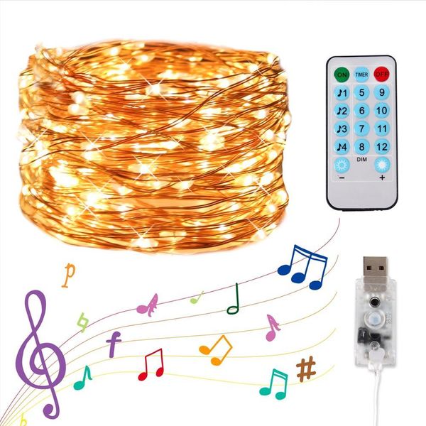 5m 10m usb sound activated led music control string light garland christmas decor 8 function remote control holiday lighting wmtyos
5m 10m usb sound activated led music control string light garland christmas decor 8 function remote control holiday lighting wmtyos