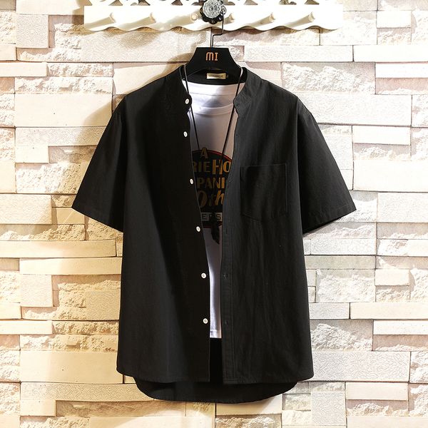 new classic brand 2021 summer men's linen black shirt fashion short sleeve casual plus oversize m-4xl 5xl b3sz, White;black
new classic brand 2021 summer men's linen black shirt fashion short sleeve casual plus oversize m-4xl 5xl b3sz, White;black