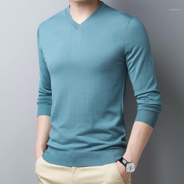 man wool silk sweater autumn long sleeve solid color sweater male casual slim silk jumpers1, White;black
man wool silk sweater autumn long sleeve solid color sweater male casual slim silk jumpers1, White;black